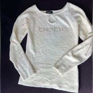 Winter white Bebe sweater.